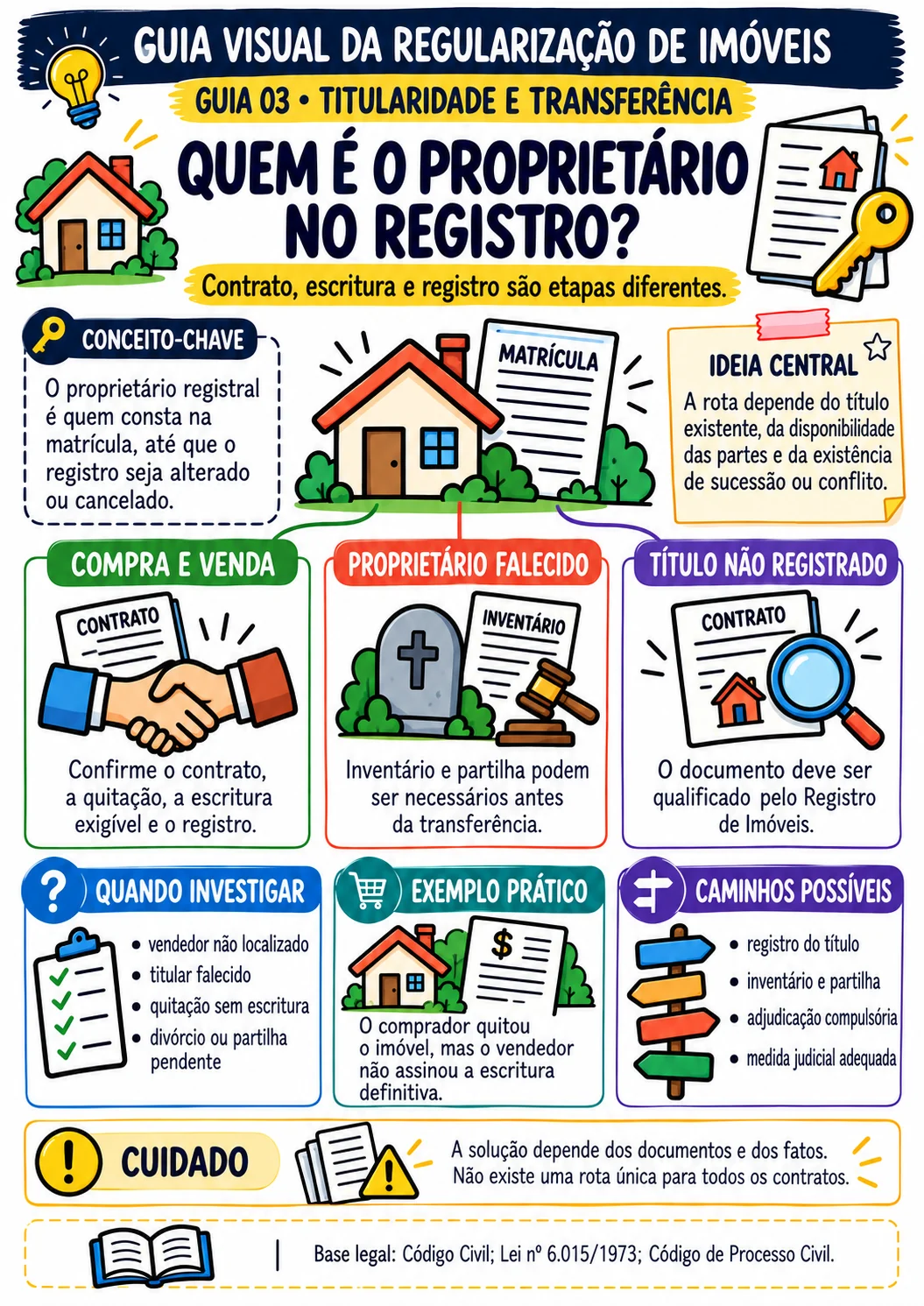 Página real sobre titularidade